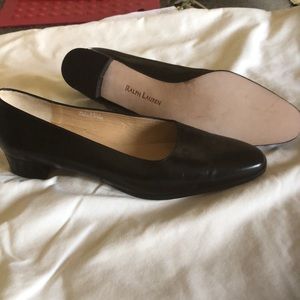 COPY - Black Ralph Lauren all leather, leather soles, NEW